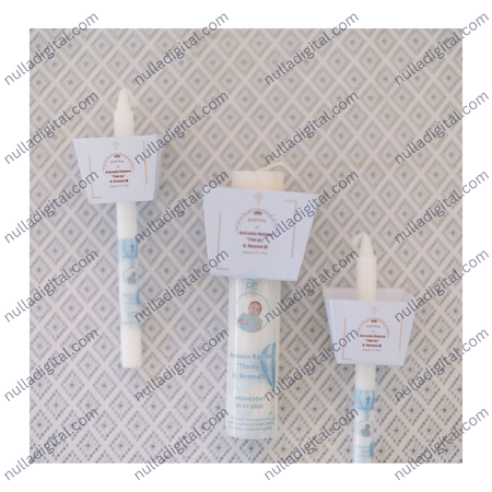 Candle Set with wax holder